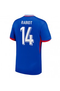 Frankrijk Adrien Rabiot #14 Voetbaltruitje Thuis tenue EK 2024 Korte Mouw